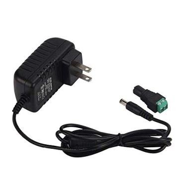 Imagem de Signcomplex Adaptador De Energia De 12 W, Transformador De Fonte De Alimentação De 24 V E 0,5 A, Fonte De Alimentação Comutada Para Fita De Led, Eletrônicos Domésticos, Saída De 24 V Cc, Plugue Ame