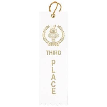 Imagem de Image Award Ribbons Fita geral, 3º lugar, pacote com 50