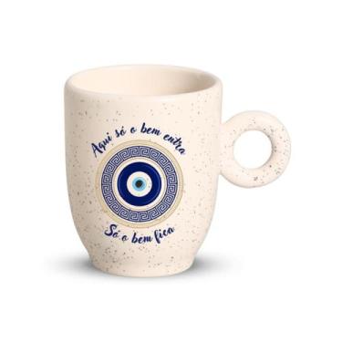 Imagem de Caneca Bojuda Duo Olho Grego Sortida 230ml - Cerâmica Regina
