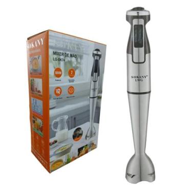 Imagem de Mixer De Mão Triturador 2 Pra Cozinha Velocidades 1000w 110v - SOKANY