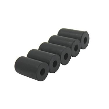 Imagem de 5pcs Cello Suport de Suporte de Violoncelo Final Dica de Borracha Coloque de Couro Preto Taço de Cauda de Tampa de Tampa de Borracha