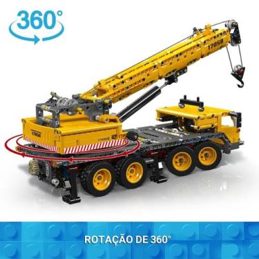 Imagem de Brinquedo de Encaixar Guindaste 997 Peças Blocos de Montar de Construç