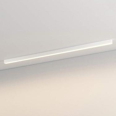 Imagem de Luminária de teto linear moderno acessório de metal black metal lustre lustres LED de acrílico Luz de montagem de descarga para sala de jantar, 3 cores luz variável, 1.100cm