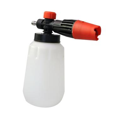 Imagem de WeiLaiKeQi Pulverizador de espuma portátil versátil de 1/4" com conexão rápida, pulverizador de sabão manual pressurizado para lavagem de janelas de carro, Branco