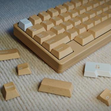 Imagem de 137 teclas PBT DYE SUB Conjunto de teclas personalizadas com perfil cereja adequado para 60% 65% 75% 95% teclado mecânico Cherry M Gateron Switches