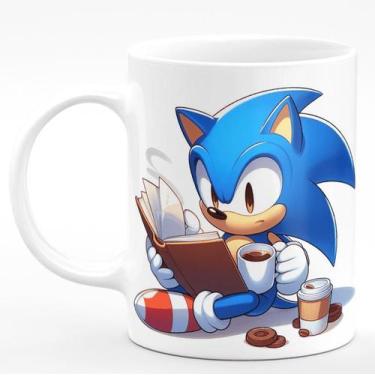 Imagem de Caneca de Porcelana Sonic the Hedgehog 325ml Cookies - PRMUG