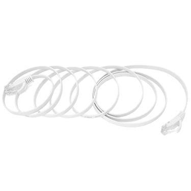 Imagem de Cabo de Rede de Gigabit, CAV CAT6 Ethernet 10Gbps 600MHz 8-CORE Twisted Par Gold Plated Contatos, Plug-and-play para Roteadores, Computadores, TVs, Caixas de TV. Jumper de Rede