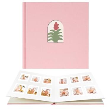 Imagem de Vienrose Mini Álbum De Fotos Com 120 Compartimentos, Compatível Câmeras Instantâneas 12, 11, 9, 8, 90 E 25 Polegadas, Polaroid Snap Pic-300, Filme Kodak 3 Rosa, Kzcy-Pld120K-Pik