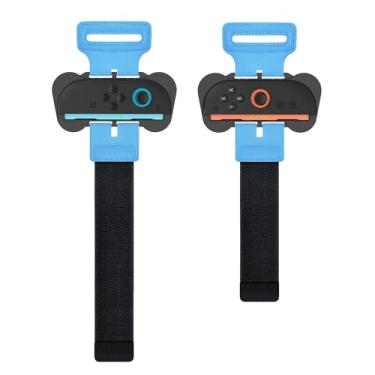Imagem de Uxilep Pulseiras Para Nintendo Switch 2 Just Dance 2025, 2024, 2023 E Zumba Burn It Up, Alças Elásticas Ajustáveis, Acessórios Controle Joy-Con, Pacote Com Crianças Adultos