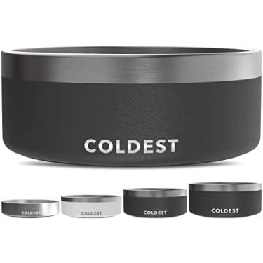 Imagem de Tigela para cães Coldest Dog – antiferrugem, antiderrapante, 3 camadas com isolamento térmico para cães – à prova de derramamento e resistente – Tigela de água para cães, gatos e animais de estimação,