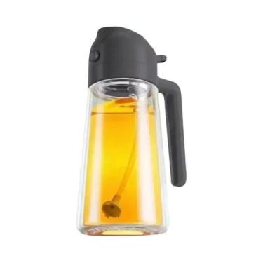 Imagem de Garrafa Pulverizadora De Óleo De Vidro 500ml Para Churrasco Cozinha Co