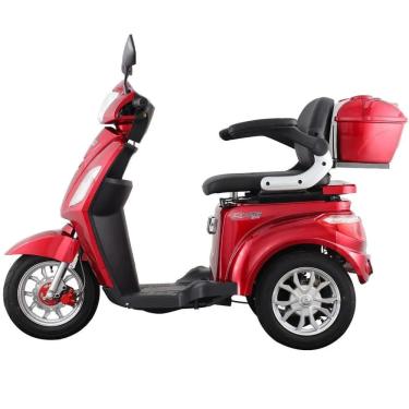 Imagem de Triciclo Elétrico - Duos Eko-10 - 1000w Lithium - Vermelho - Duos Bikes