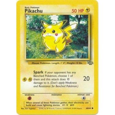 Imagem de Pikachu (TCG Card) 1999 Pokemon Jungle - Booster Pack [Base] - Unlimited #60