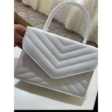 Imagem de Bolsa feminina média  transversal Lorena alça removível material sinté