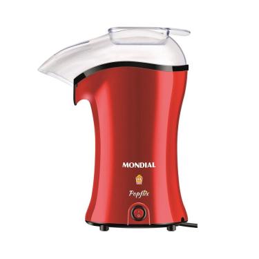 Imagem de Pipoqueira Popflix Sem óleo Pp03 1200w Mondial Vermelho 110v