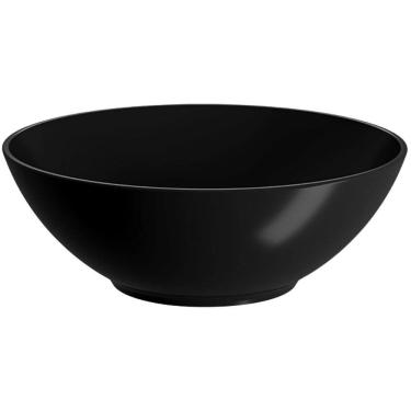 Imagem de Bowl Plástico Cumbuca 500ml Preto Redondo Cozy Coza Cereal Petiscos Iogurte Frutas