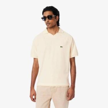Imagem de Camisa Polo Lacoste Placa em Piqué Masculina-Masculino