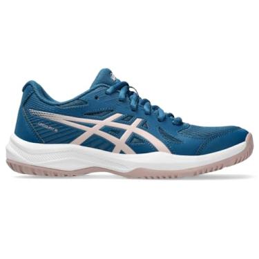 Imagem de ASICS Tênis feminino de vôlei Upcourt 6, Azul-marinho/Watershed Rose, 40