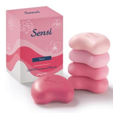 Imagem de Sabonete Hidratante em barra sensi flores 5 x 80g - Jequiti