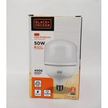 Imagem de Lâmpada led alta potência t120 50w 6500k black+Decker Mais vendida Exc