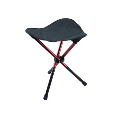 Imagem de menolana Banco de acampamento, cadeira dobrável, tripé, resistente, assento portátil para adultos, cadeira para sentar, praia, pesca, atividades ao ar livre, Xl