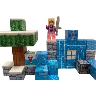 Imagem de 75 Peças De Montar Blocos Construção Brinquedo - Perfetto