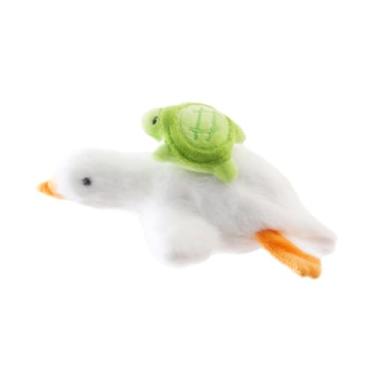 Imagem de Ｂｅｓｇａ Brinquedo de pelúcia para gatos, pato voador, brinquedo de mastigar resistente com som de grasnido realista, diversão para animais de estimação em