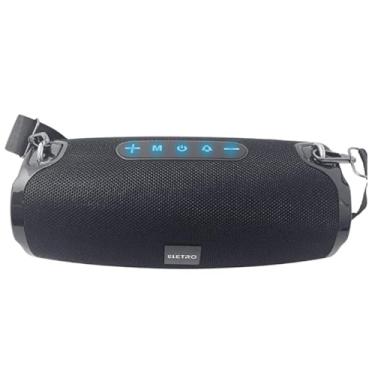 Imagem de Caixa de Som Portátil Bluetooth, 200W, LED RGB, À Prova D'água, com Alça de Transporte