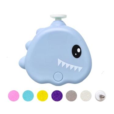 Imagem de Cat and Dog Nail Grinder,USB Rechargeable Electric Pet Nail Clipper Trimmer,Painless Paws crescendo 3 velocidades,Ferramenta de suavizamento do crescimento de patas de animais (Blue)