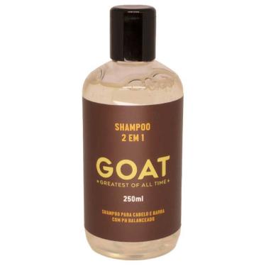 Imagem de Shampoo 2 em 1 GOAT - Cabelo e Barba Ph Balanceado 250mL Caballeros