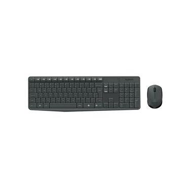 Imagem de Kit Teclado E Mouse Logitech MK235 Preto Sem Fio 920-007903-C Preto / NA
