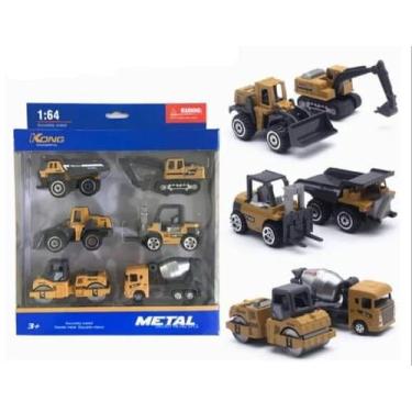 Imagem de Brinquedo Carrinho Metal Plástico Construção Engenharia - Soberana Bri