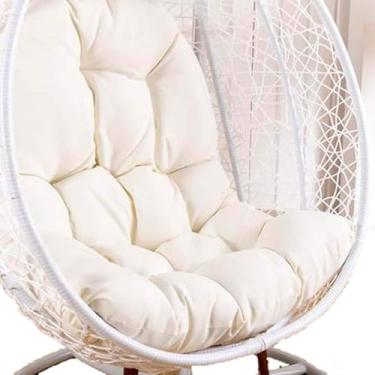 Imagem de Cadeira De Rede Pendurada à Prova D'Água - Almofadas De Cadeira Ao Ar Livre Resistentes Ao Sol E Duráveis Para Substituição De Verão, Yellow