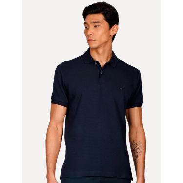 Imagem de Polo Aramis Masculina Suedine Canelado Azul Marinho-Masculino