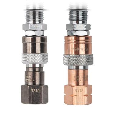 Imagem de DiaoTu Conjunto De Conexão Rápida Para Maçarico Corte, Oxiacetileno Conecta Oxicombustível Ao Acoplador Mangueira, Design À Prova Vazamentos