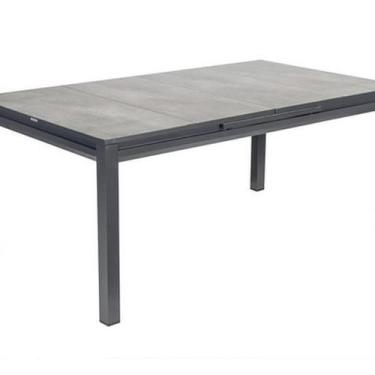 Imagem de Mesa Retangular Extensivel Jardim 180-240Cm Aluminio Cinza - Naterial