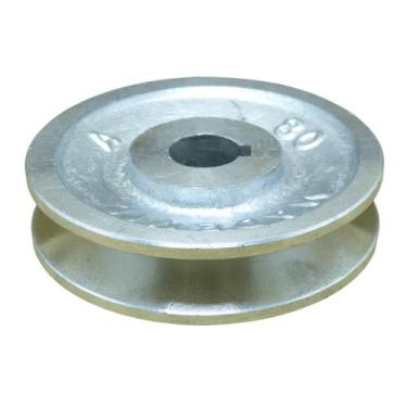 Imagem de Polia De Alumínio 3 1/8 80Mm 1A Com Furo 16Mm - Tecnoar