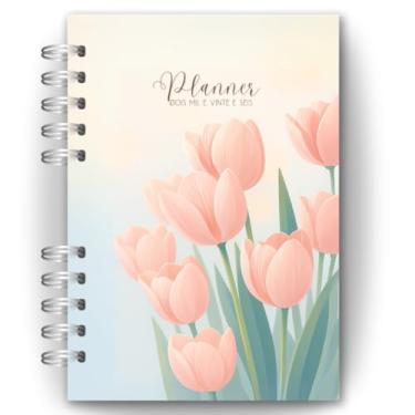 Imagem de Planner Semanal 2026/2027, Visão Box com Calendário Atualizado, 200 Páginas, Espiral, 22x18cm, Capa em Papel Bege