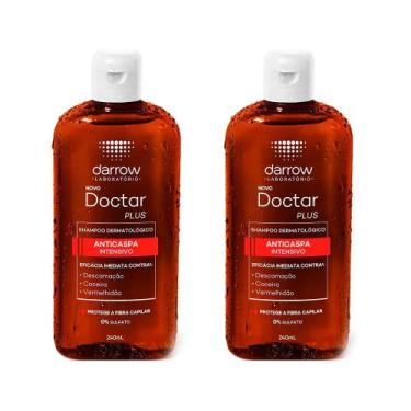 Imagem de Kit 2 Shampoo Anticaspa Doctar Plus 240ml Cada - Darrow