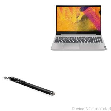 Imagem de BoxWave Caneta Stylus compatível com Lenovo IdeaPad S340 Touch (38.1 cm) - Caneta capacitiva EverTouch, caneta Stylus capacitiva com ponta de fibra - Preto