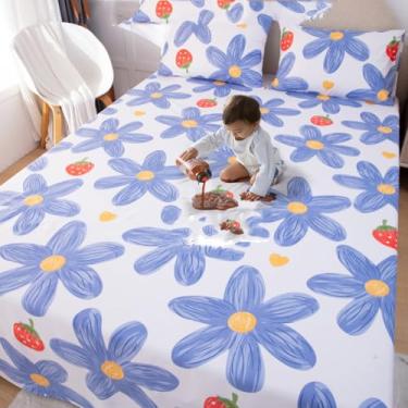 Imagem de Lençol de cama à prova d'água, protetor de móveis, lençol de cima, tamanho Queen, camada dupla, tecido TPU absorvente, respirável, protetor de colchão para incontinência, protetor de xixi para colchão