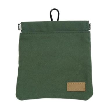 Imagem de Baoblaze Saco de petiscos para cães, ração para animais de estimação, lanche, recompensa, dispensador de comida para cães, pequena bolsa portátil para, Verde