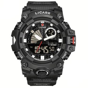 Imagem de Relógio Licarr Top Luxury - Cronômetro à Prova D'água, Quartzo 9532 Prateado