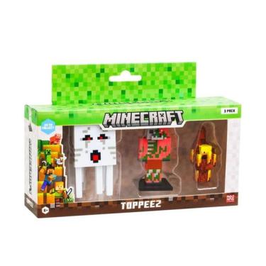 Imagem de Boneco - Minecraft Ghast,Piglin-Zumbi e Blaze MULTIKIDS