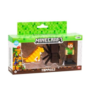 Imagem de Boneco - Minecraft Gato Aranha e Alex MULTIKIDS