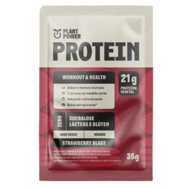 Imagem de Sache Proteína Vegana Morango Plant Power 35g, Morango