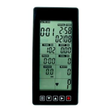 Imagem de UGPLM Acessórios para computador de ciclismo com tela LCD preta, profissional, multifuncional para máquina de remo, máquina de ciclismo, contagem de barriga