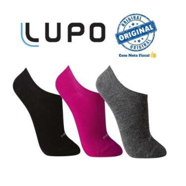 Imagem de Kit Com 9 Pares Meias Qualidade Lupo Sport Soquete Femininas, P - 33 a