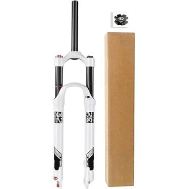 Imagem de Mountain Bike Suspensão Ar Garfo Da Roda Dianteira 26 27.5 29 Liga De Magnésio 1-1/8 Garfo Reto Mtb Garfo Dianteiro Da Bicicleta Curso Da Mola, Shoulder controla, 29inch