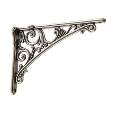 Imagem de WeiLaiKeQi Suporte de prateleira de parede Suporte de prateleira de montado na parede para porta de cozinha, Prata